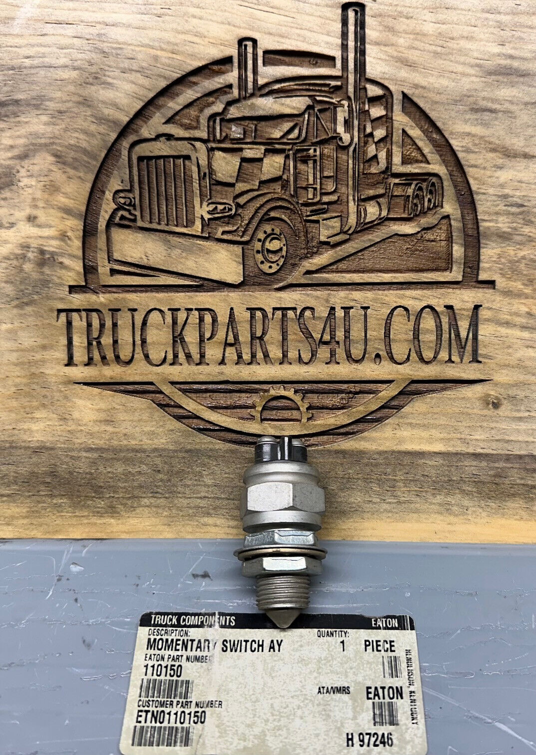 110150 Eaton Dana Spicer momentary switch assembly, part #0110150, new genuine NOS